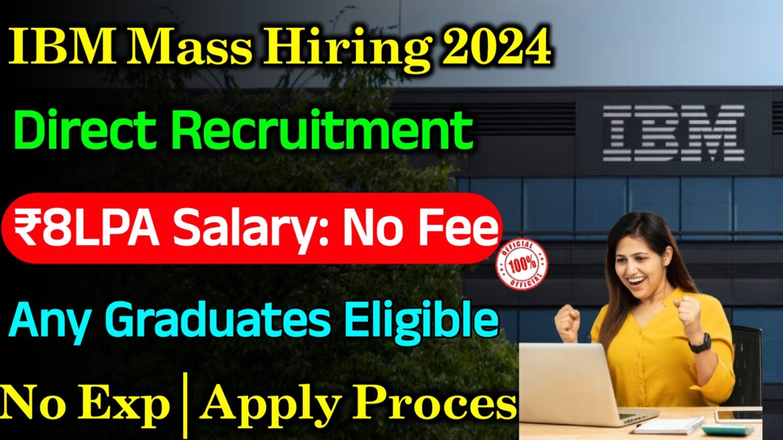 IBM Mass Hirinig 2024 | Latest Jobs For Freshers 2024 | IBM Recruitment ...