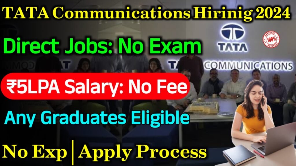 TATA Communications Offcampus Drive 2024 | Latest Jobs For Freshers ...