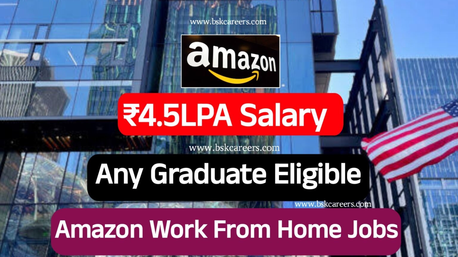 Amazon Work From Home Jobs 2024 Latest Jobs For Freshers 2024