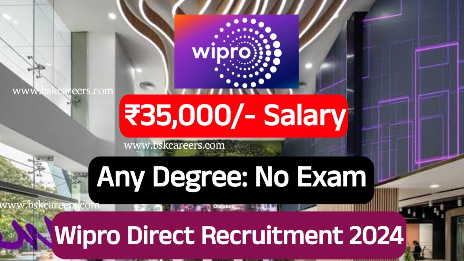 Wipro Recruitment 2024 | Latest Jobs For Freshers 2024 | Wipro Direct ...