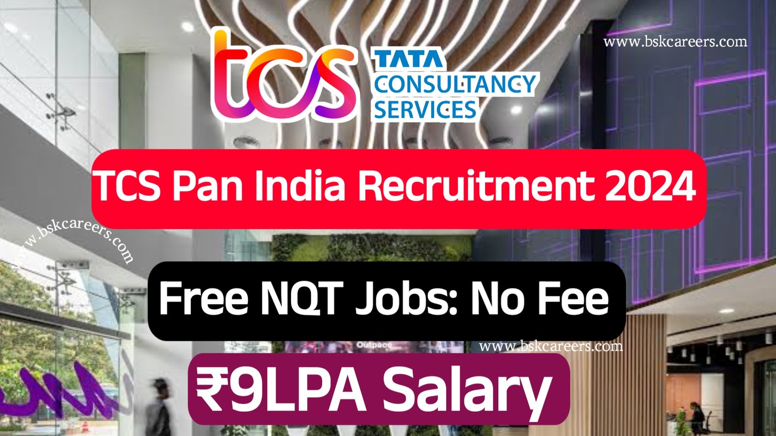 TCS Recruitment 2024 Latest Jobs For Freshers 2024 TCS Free NQT