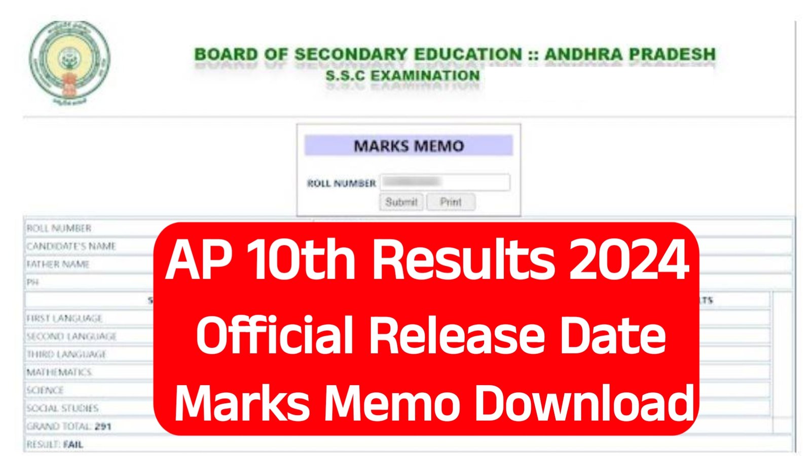 AP 10th Results 2024 Official Release Date AP SSC Results 2024 AP