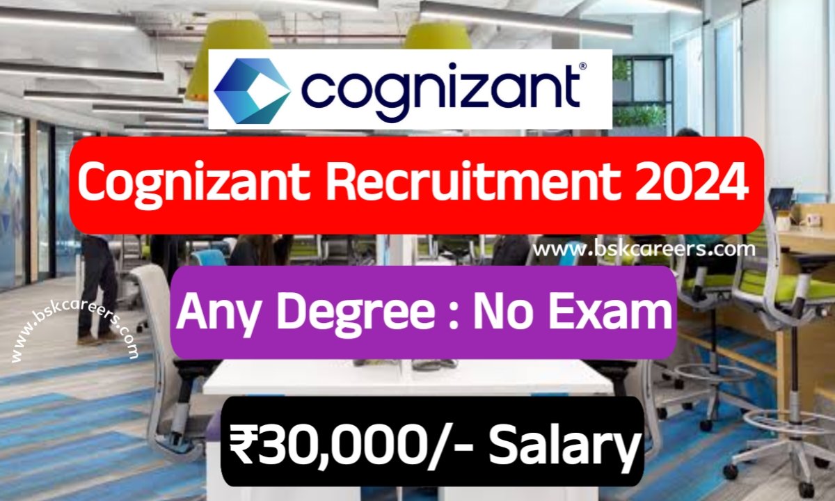 Cognizant Recruitment 2024 Latest Jobs For Freshers 2024 Cognizant