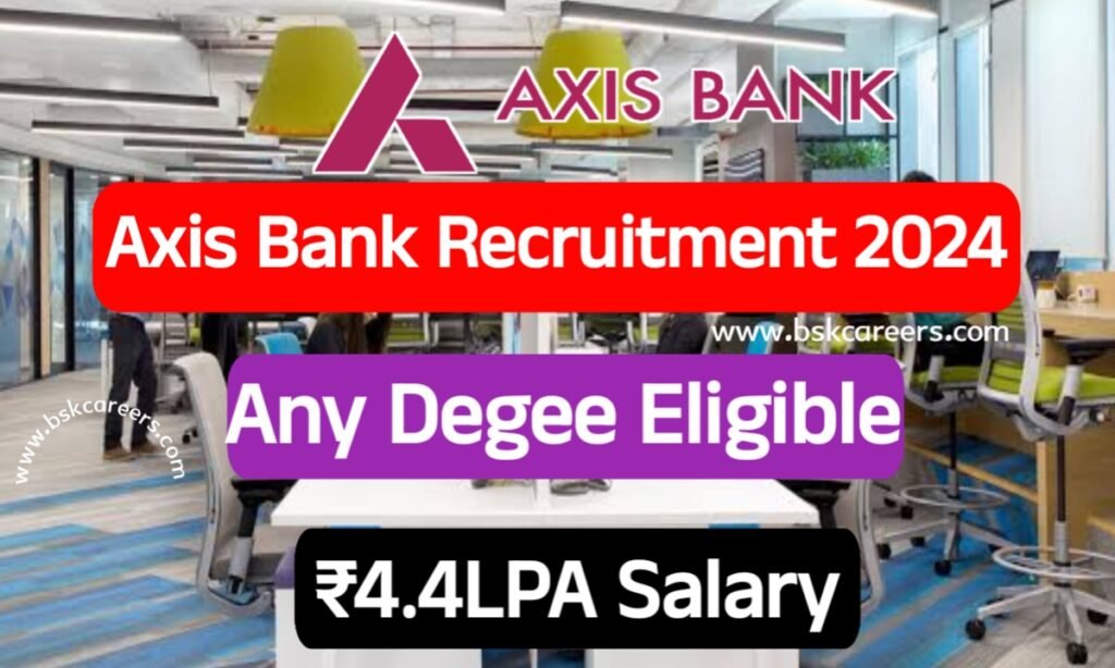Axis Bank Recruitment 2024 Latest Jobs For Freshers 2024