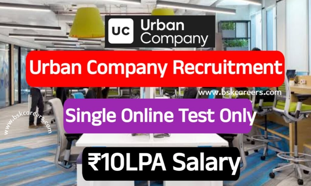 Urban Company Recruitment 2024 Latest Jobs For Freshers 2024