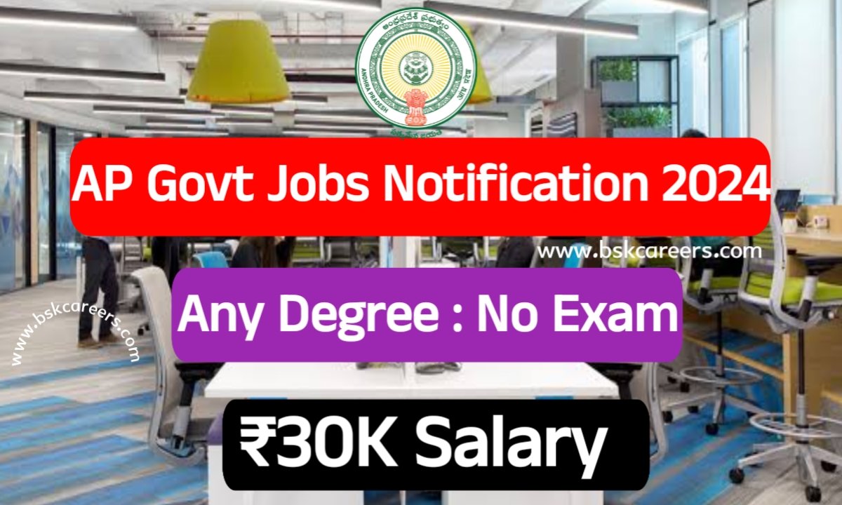 AP Govt Jobs Notification 2024 Latest Govt Jobs 2024